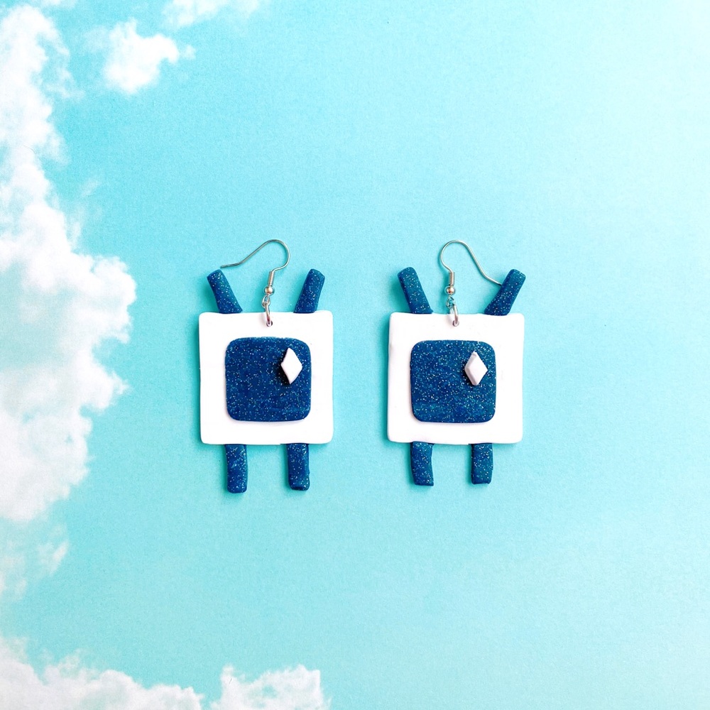 Retro Television Earrings